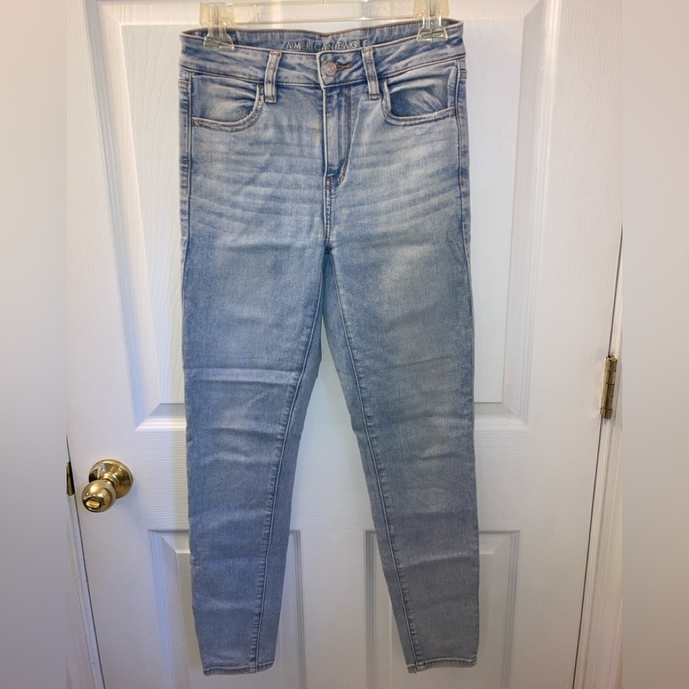 American Eagle Outfitters Light Blue Hi-Rise Jeggings Size 6